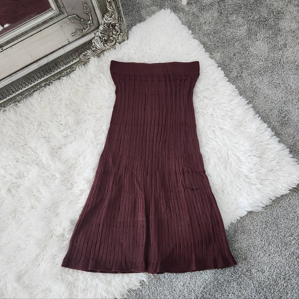 Monarc Knit Midi Skirt Size Large. New.